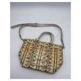 $400 MICHAEL KORS Snakeskin Print Handbag
