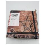 Canvas Holiday 11.5ï¿½ Glass Star Decor