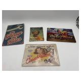 Vintage Retro Decorative Signs 4-Piece Lot
