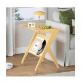 NEW $40  Solid Bamboo Wood End Table