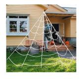 NEW $31 Halloween Spider Web Triangular -16ft