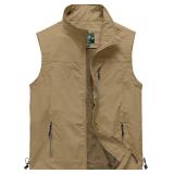 NEW $46 (L) Men's Lightweight Outdoor Hiking Vest