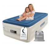 NEW $130 VOSSER Twin Air Mattress with Buil