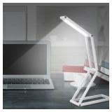 NEW $30 Foldable LED Desk Lamp w/Portable Battery