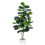 NEW $100 5ft Artificial Fiddle Leaf Fig Tree