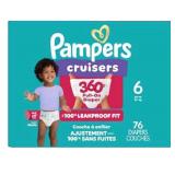 NEW $39 Size 6 Pampers Diapers - Cruisers, 76ct