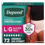NEW $59 (XL) 36ct  Adult Incontinence Underwear
