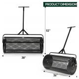 NEW $190 Lawn and Garden Peat Moss Roller