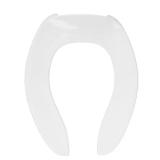 NEW $35 Open Front Elongated Toilet Seat, White