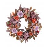 NEW $40 Fall Flower Wreath for Front Door 24 Inch,
