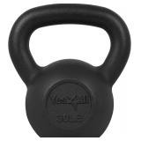 NEW $56 (30lb) 1 Pcs Cast Iron Kettlebell