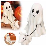 NEW Ghost Walking Dog Statue Figurine