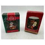 2 Hallmark Keepsake Christmas Ornaments