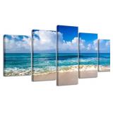 NEW $130 Seaside Extra Large Stretched Canvas