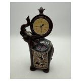 Decorative Elephant Table Clock