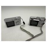 2 Vintage Digital Cameras Pentax Optio 50 5MP