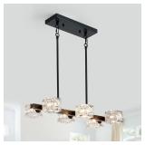 NEW $150 (6-Light, Black) Island Light Fixture
