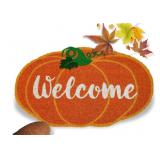 NEW 30ï¿½x 17ï¿½ Pumpkin Door Mat