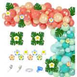 NEW 107PCS Tropical Balloon Garland Kit