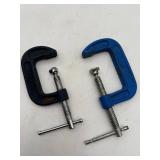 2-Piece Heavy Duty C-Clamp Lot