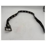 Dorperita Leather Concho Belt 36