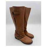 $250 Seychelles Brown Leather Tall Boots Size 8