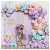 SEALED 148PC Birthday Balloon Garland Kit