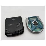 2 Sanyo Portable CD Players Vintage
