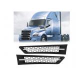 NEW $120 Chrome Cascadia Hood Pair Set Side
