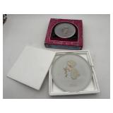 Precious Moments 1991 Christmas Collector Plate