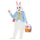 NEW $95 (L) Mens Easter Bunny Costume w/Head