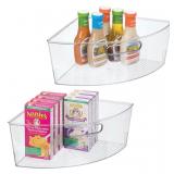 $35 mDesign Plastic Lazy Susan