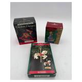 Vintage Christmas Ornaments ï¿½ 3 pcs