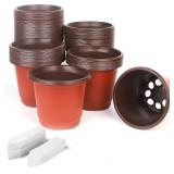 SEALED 100PK 4' Nursery Seeding Plant Pots