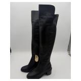 ALDO Black Leather Knee High Boots Size 39