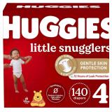 NEW $87 (120 ct, Size 4) Huggies Diapers for Kids