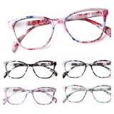 NEW 5PK +1.00 Blue Light Blocking Reading Glasses