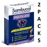 NEW 2 Packs of 20 Black Elderberry Lozenges