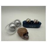 Magboy Magnetic Balls & Skull Mixed Desk Lot