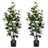 NEW $305 3.4ft Artificial Camellia