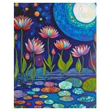 SEALED $31 500PC Moonlit Water Lilies Puzzle