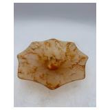 9ï¿½ Marbled Art Glass Decorative Bowl