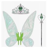 NEW Butterfly Fairy Wings w/t Crown Fairy Wand