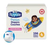 NEW $50 Royale Premium Diapers, Size 4