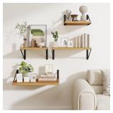 NEW $80 Deep Wall Shelves SET OF 2