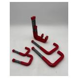 8pc Wall Mount Utility Hook Set