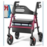NEW $170 Foldable Rollator Walkers with Seat