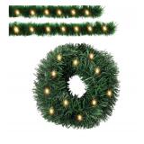 NEW $40 Artificial Christmas Garland, Soft Pine