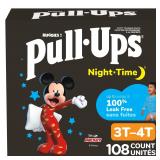 NEW $56 (3-4T)108ct Boys Night Potty Training Pant
