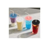 NEW 4pcs Silicone Lids for Cups, Reusable Drink